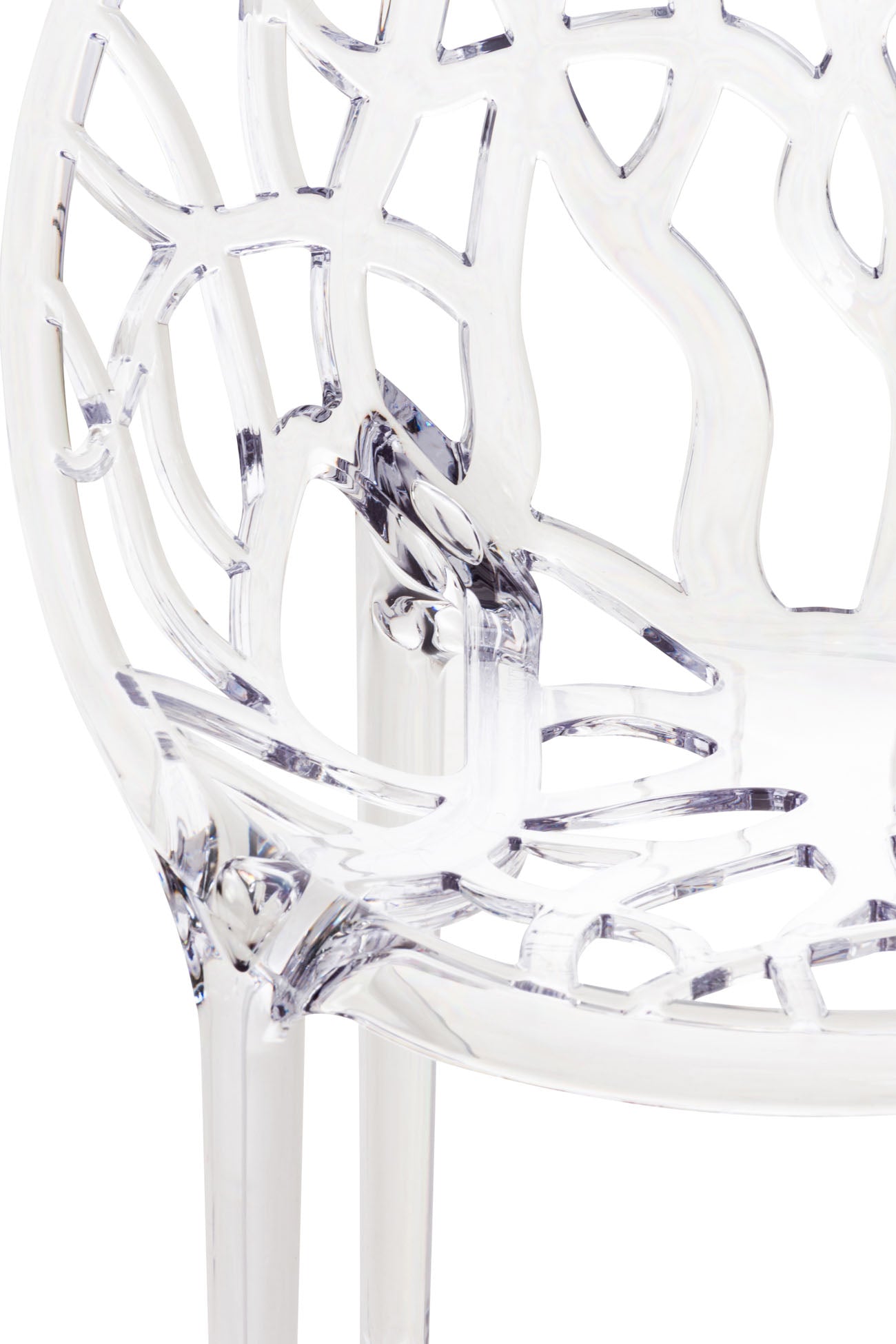 Stapelstoel Crystal transparant transparent