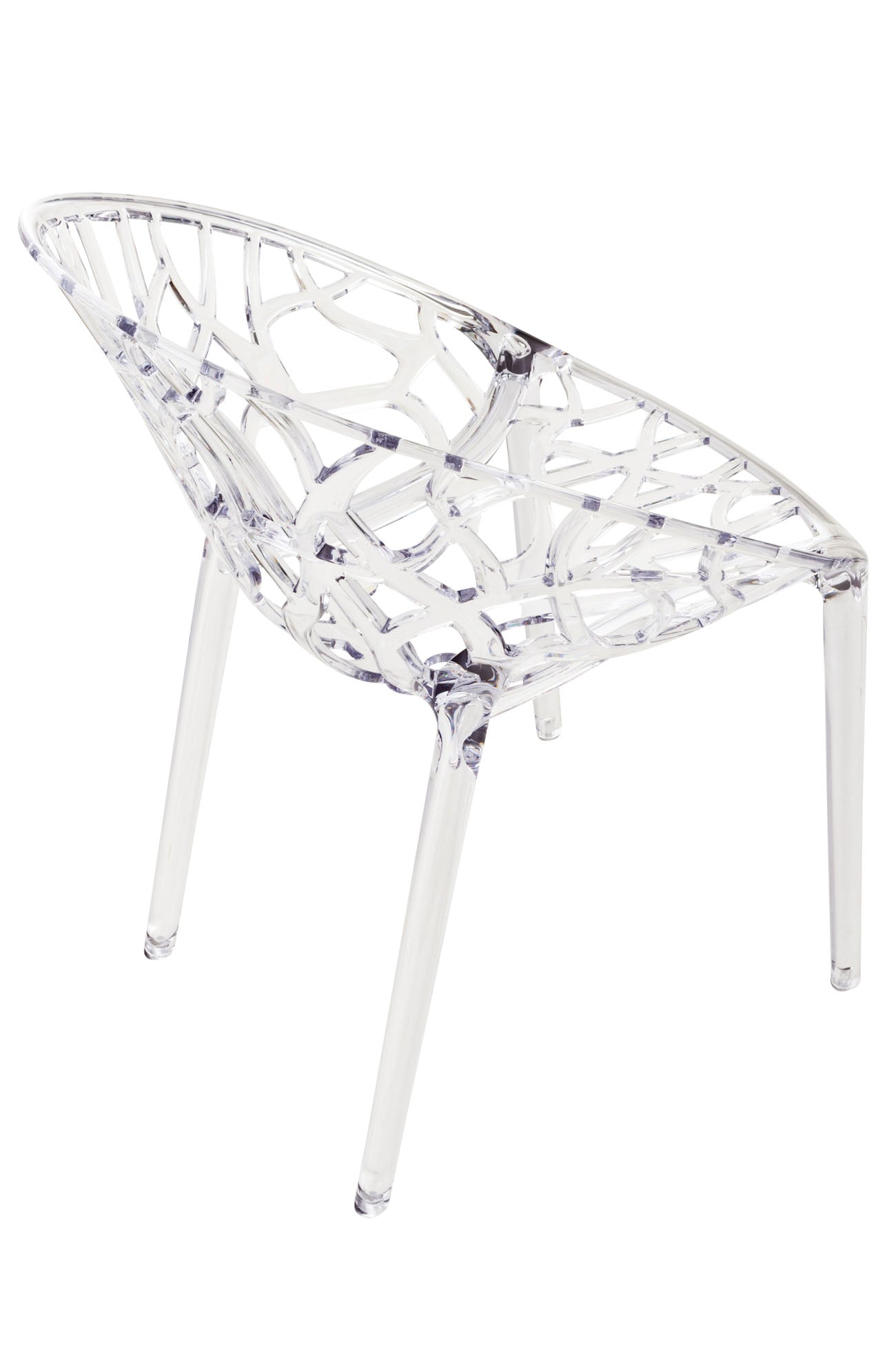 Stapelstoel Crystal transparant transparent