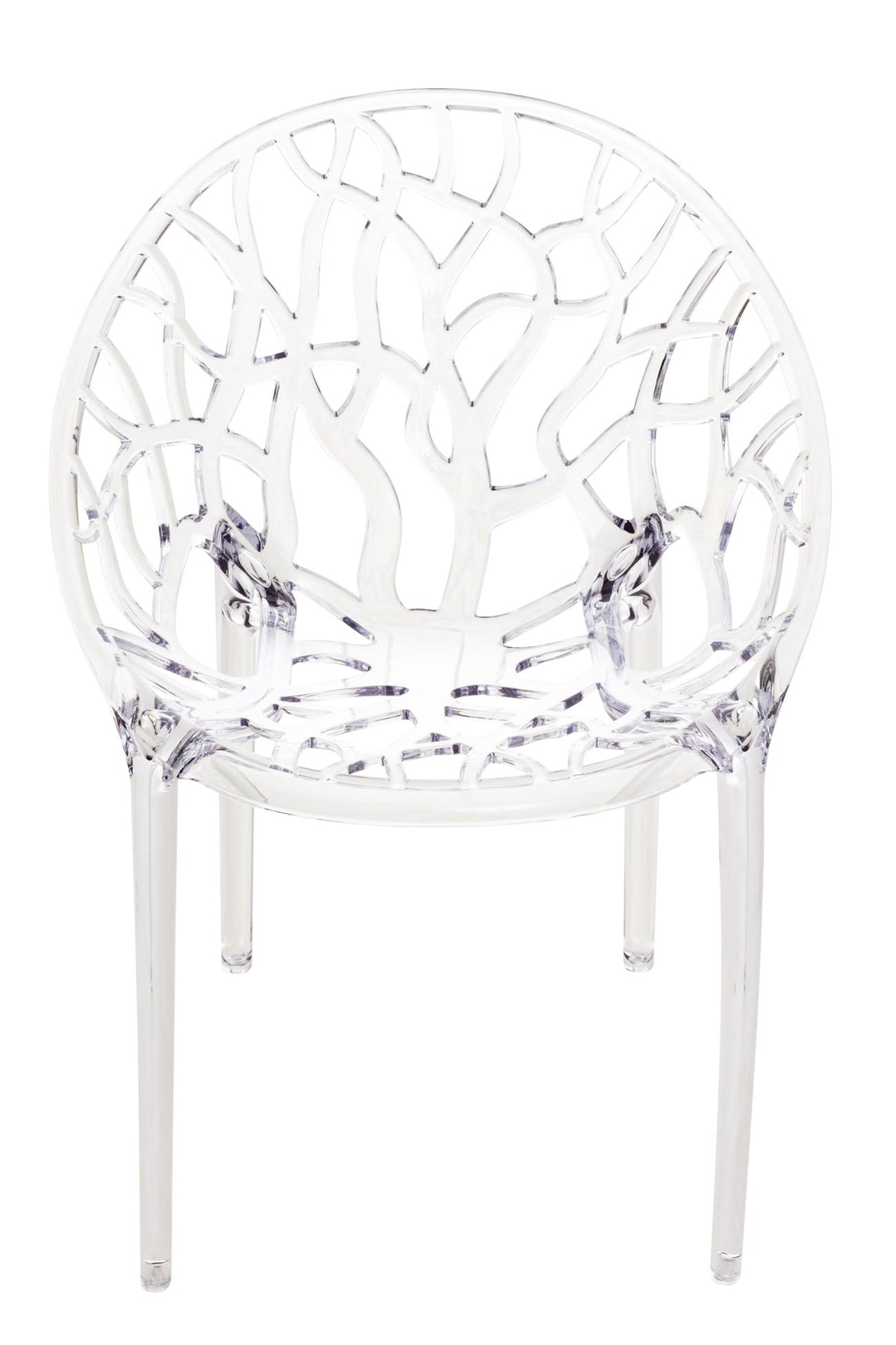2er SET stapelstoel CRYSTAL transparant transparent