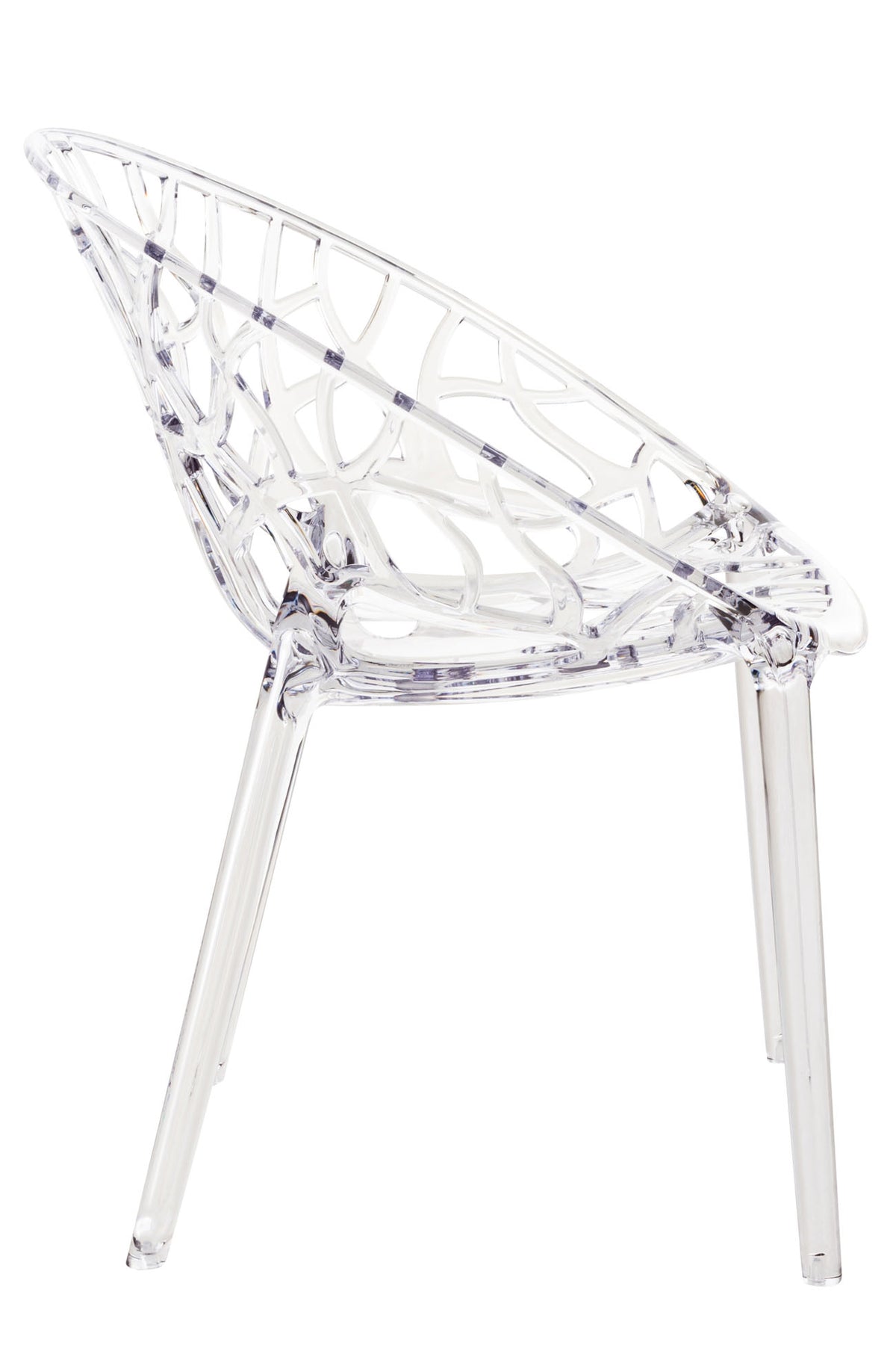 2er SET stapelstoel CRYSTAL transparant transparent