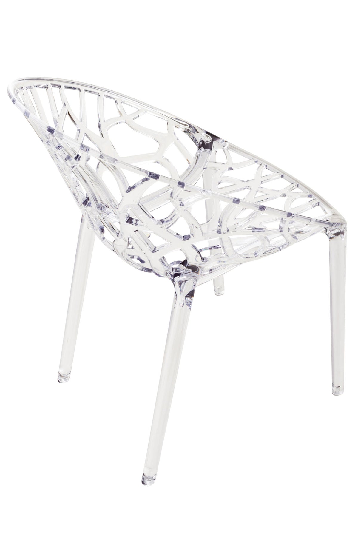 2er SET stapelstoel CRYSTAL transparant transparent