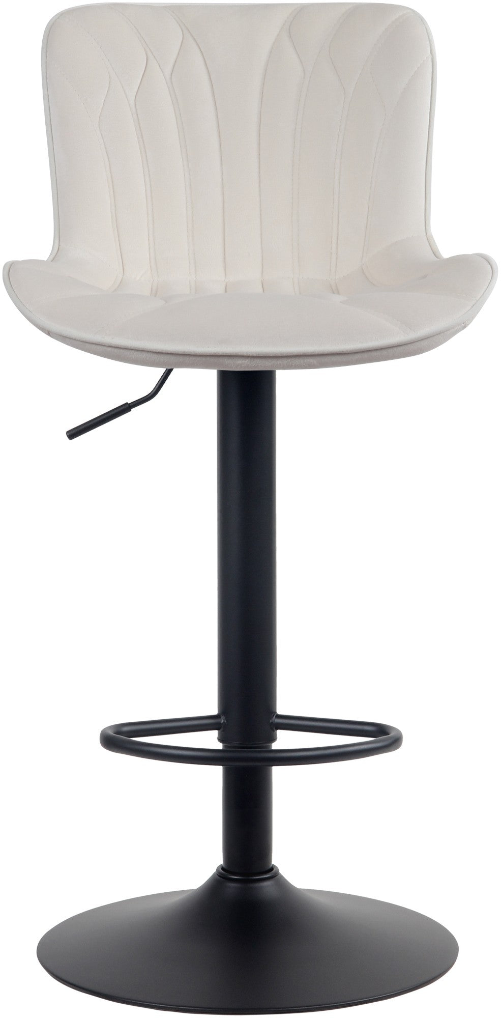 Barkruk Linus creme,Fluweel creme