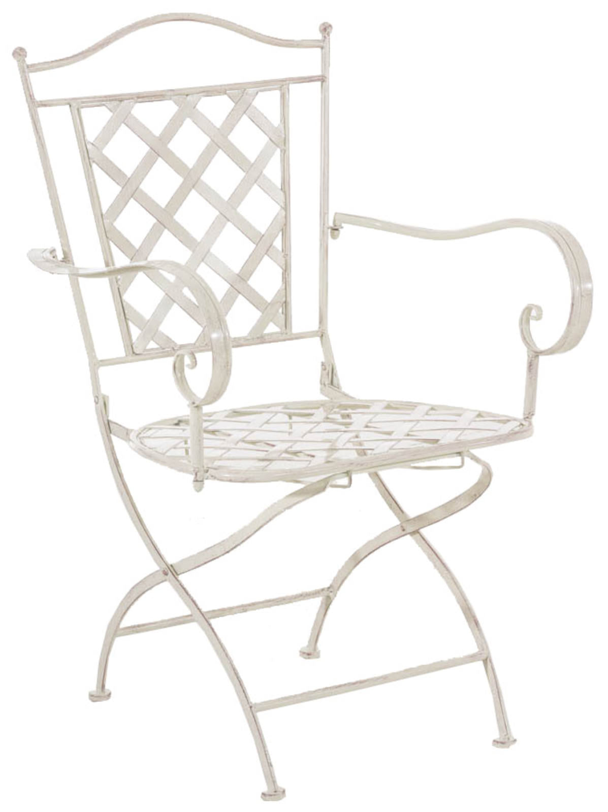 Set van 2 tuinstoelen Adara antiek/creme antik-creme