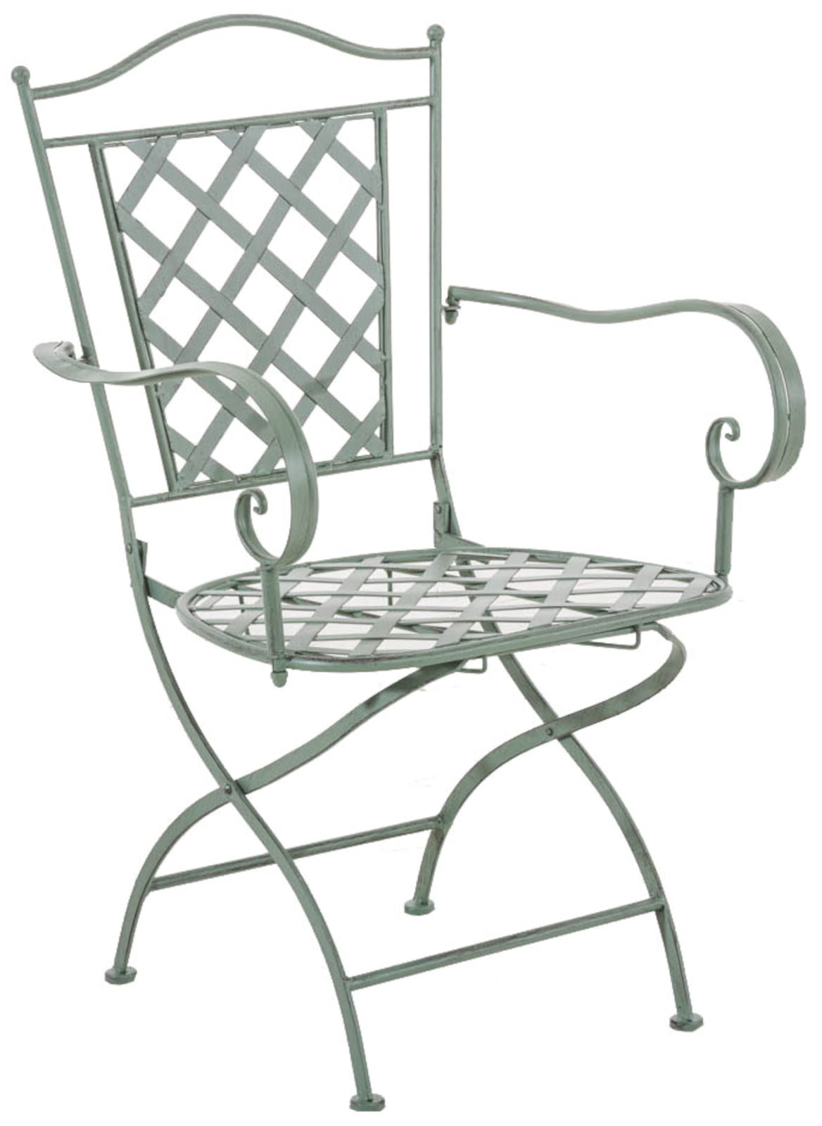 Set van 2 tuinstoelen Adara antiek/groen antik-grün