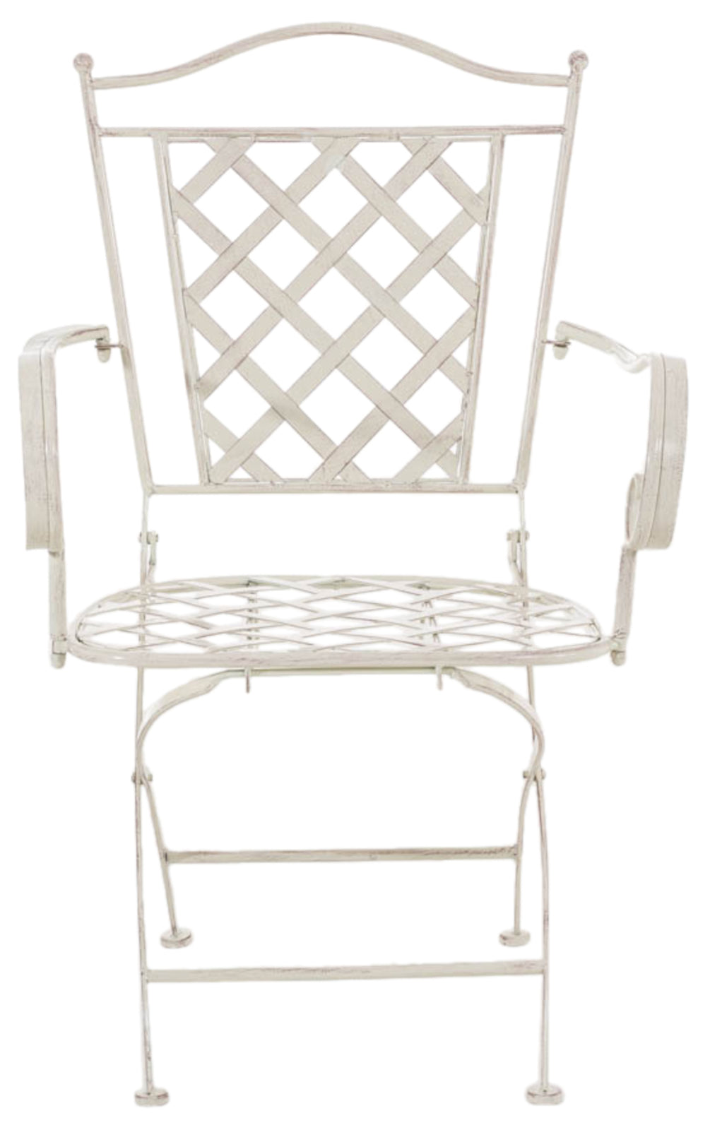 Set van 2 tuinstoelen Adara antiek/creme antik-creme