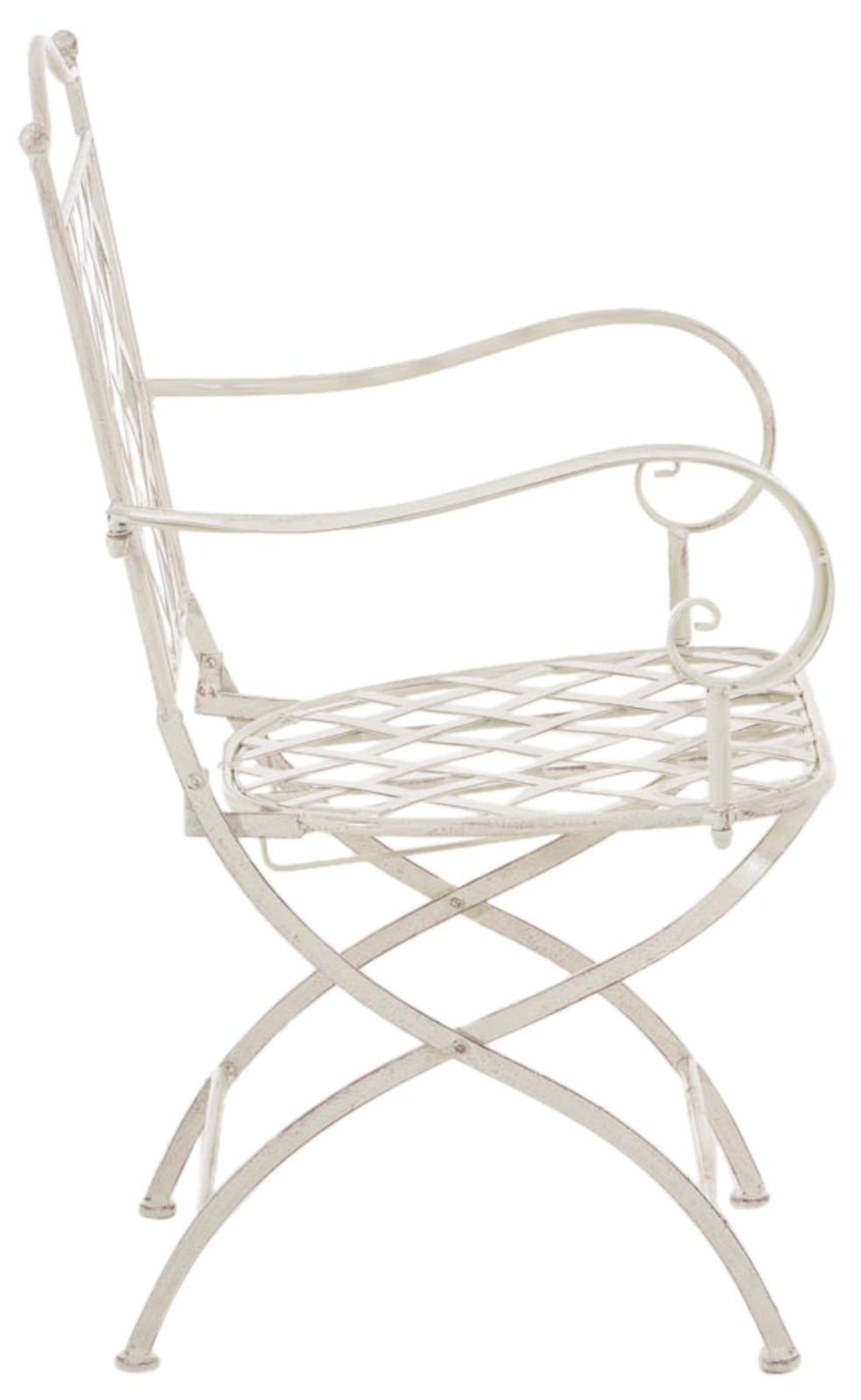 Set van 2 tuinstoelen Adara antiek/creme antik-creme