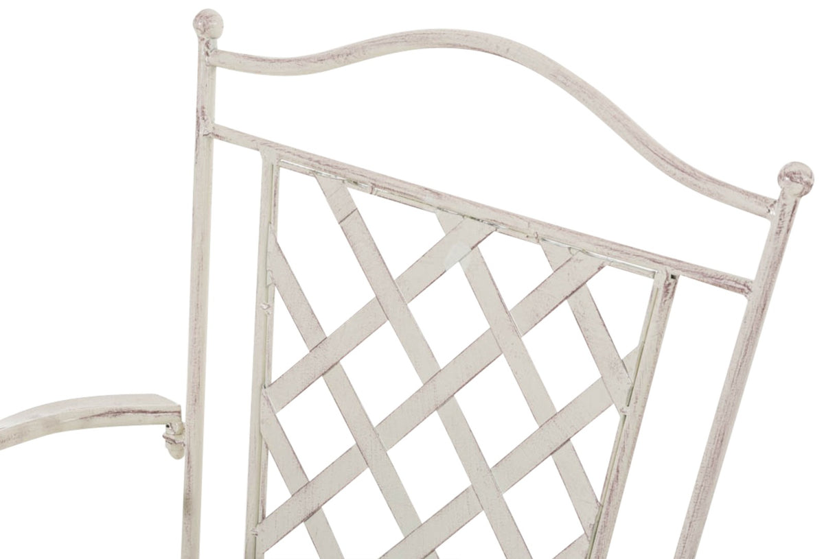 Set van 2 tuinstoelen Adara antiek/creme antik-creme