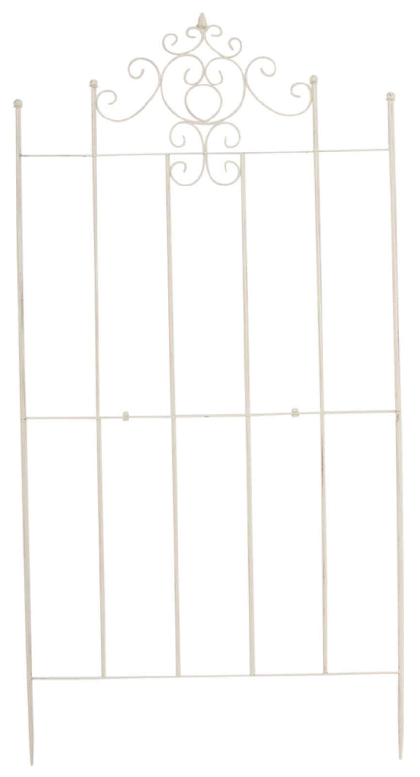 Set van 2 Trellis Paula 170 x 86 cm antiek/creme antik-creme