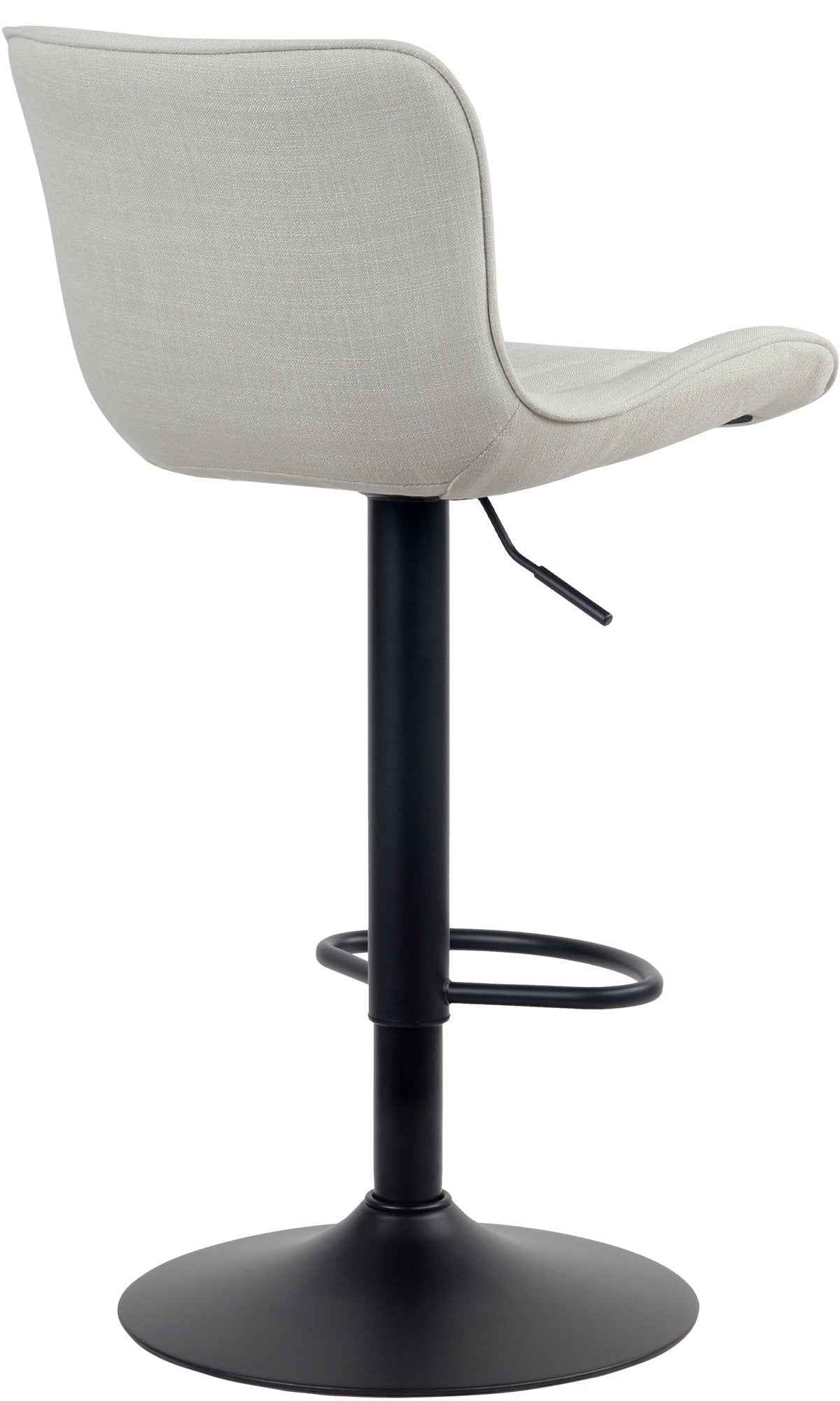 Set van 2 barkrukken Linus creme,Stof creme