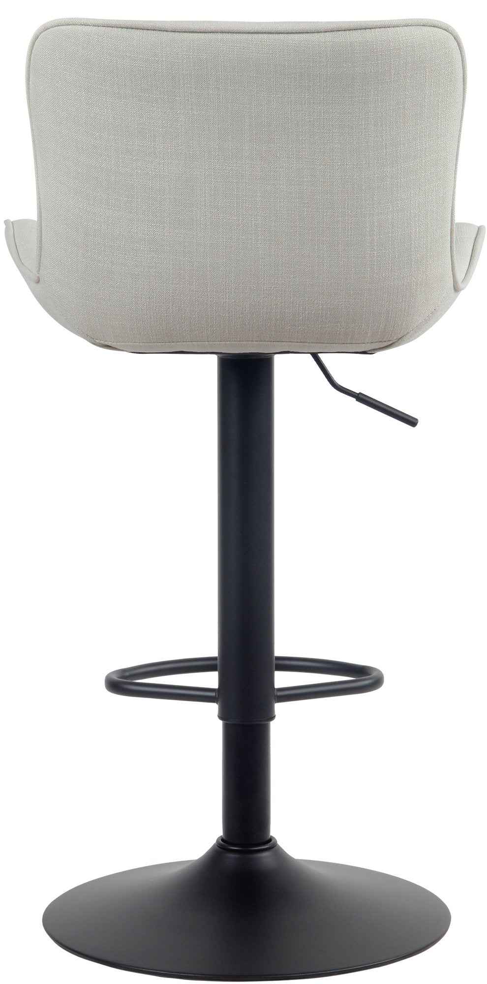 Set van 2 barkrukken Linus creme,Stof creme