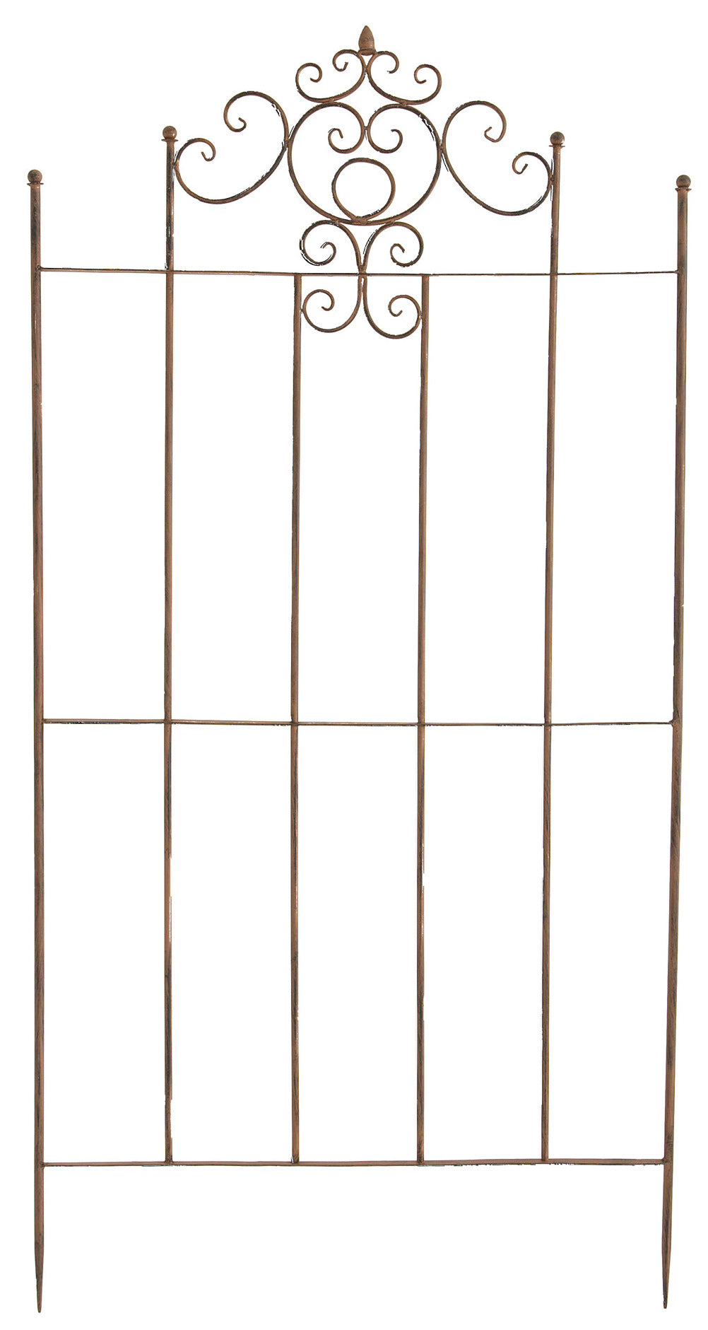 Set van 2 Trellis Paula 170 x 86 cm antiek bruin antik braun