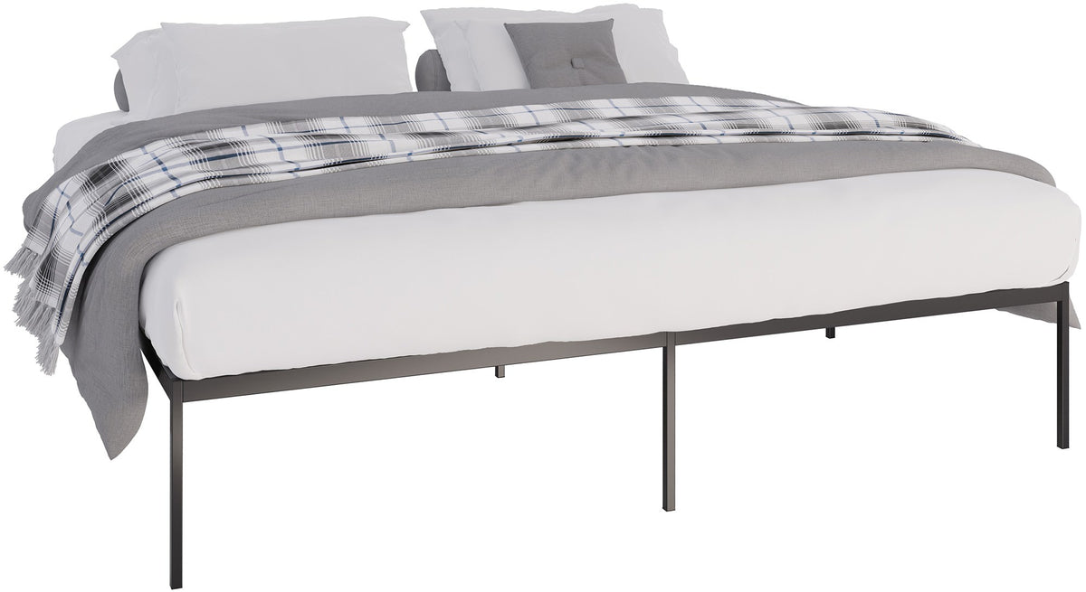 Metalen bed Fargo zwart,200x200x42 cm schwarz
