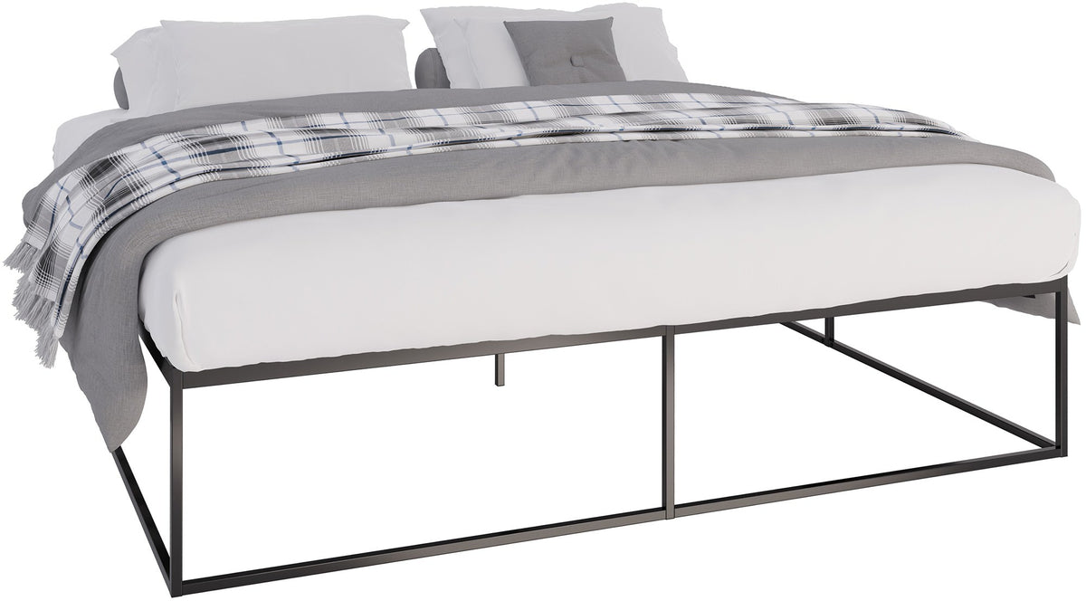 Metalen bed Scala zwart,200x200x46 cm schwarz