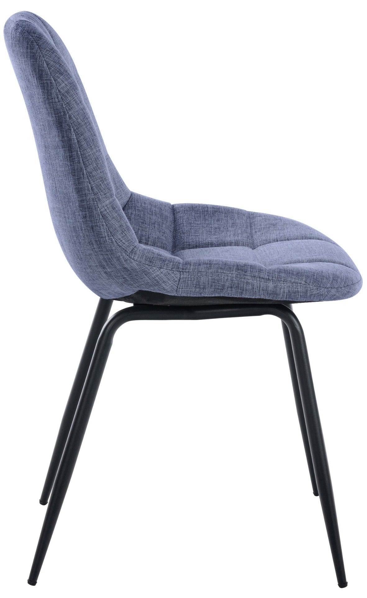 Eetkamerstoel Tom blauw,Stof blau