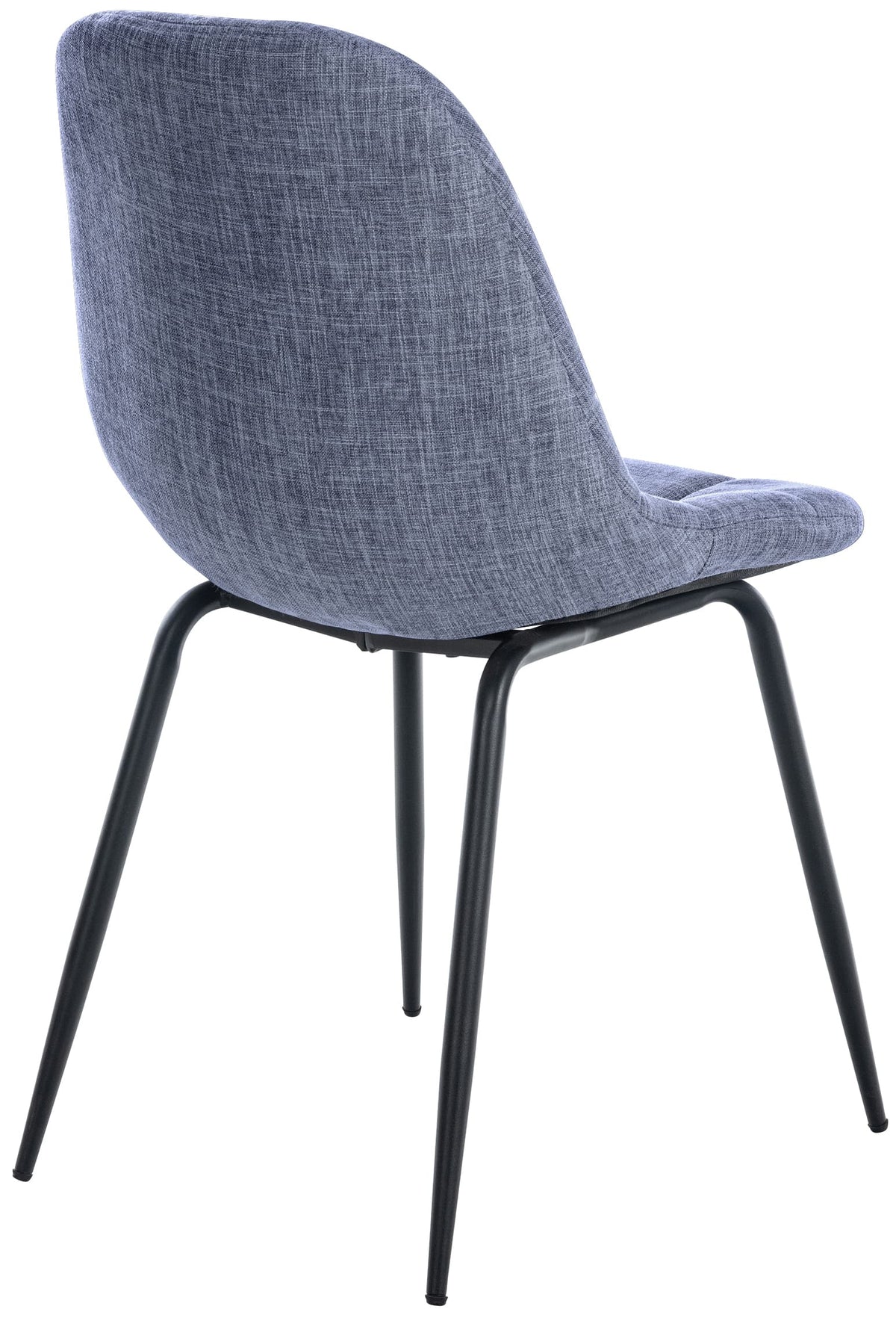 Eetkamerstoel Tom blauw,Stof blau