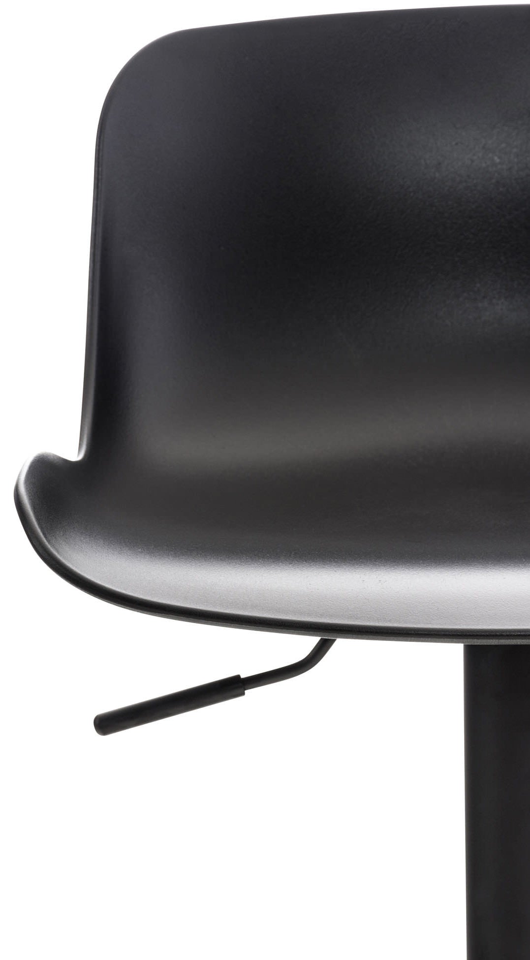 Set van 4 barkrukken Almada Kunststof zwart schwarz
