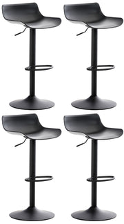 4er Set Barhocker Aveiro schwarz