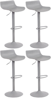 4er Set Barhocker Aveiro grau