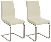 2er Set Esszimmerstühle Belfort creme