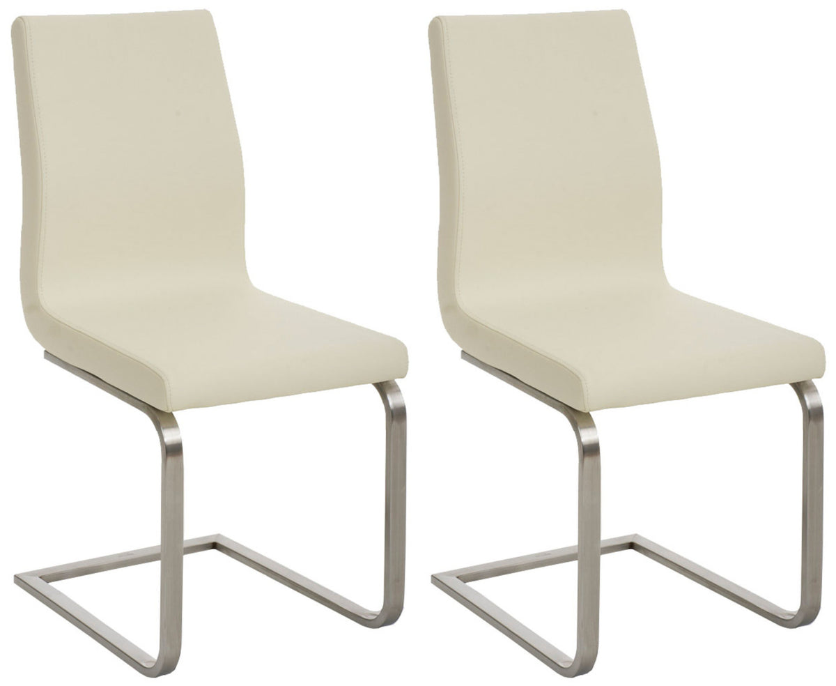 2er Set Esszimmerstühle Belfort creme