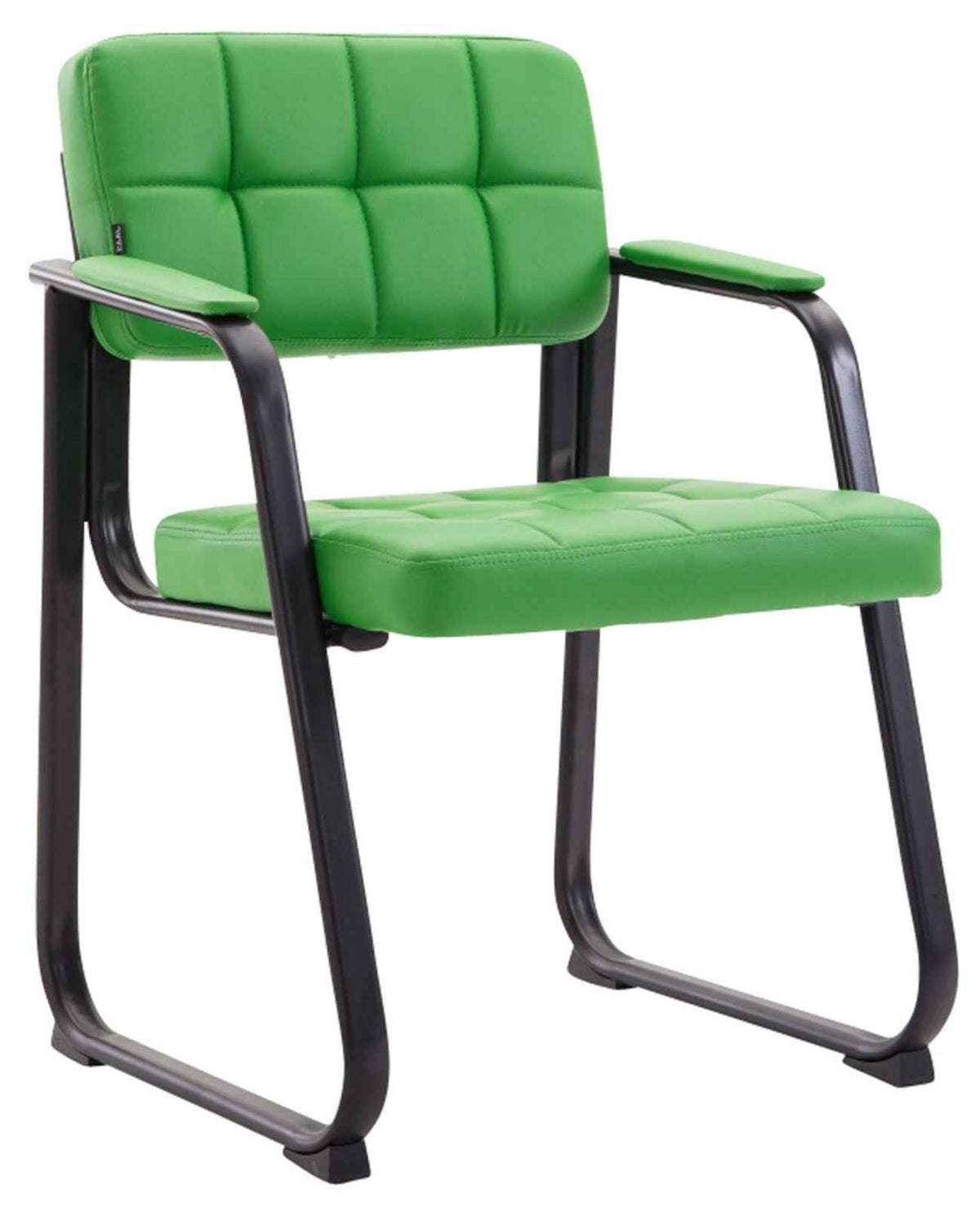 Set van 2 eetkamerstoelen Canada B Kunstleer groen grün