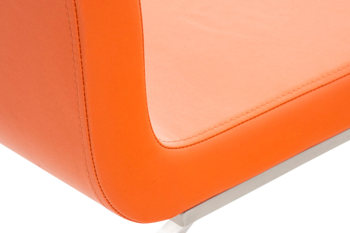 2er Set Esszimmerstühle Belfort orange