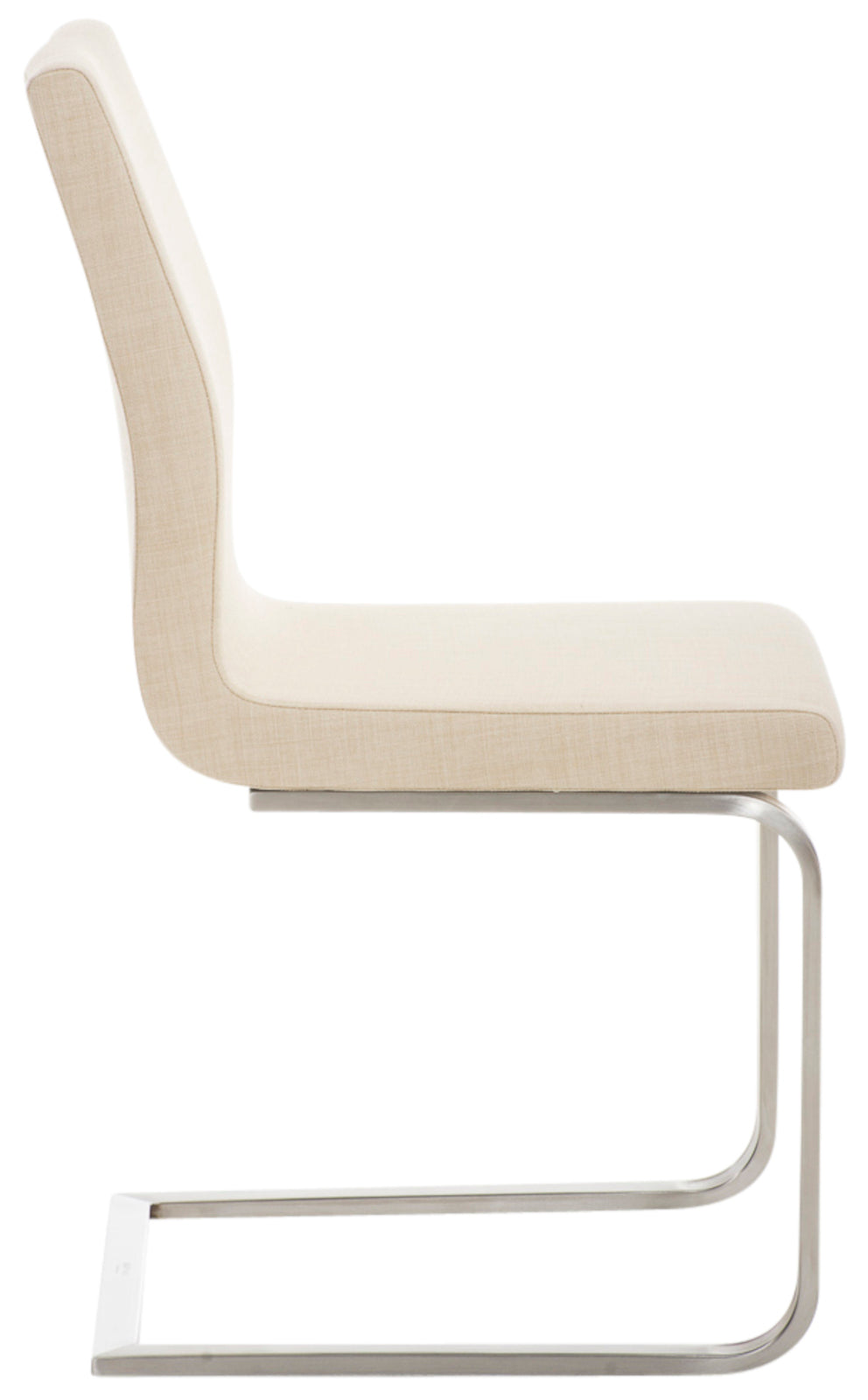 2er Set Esszimmerstühle Belfort Stoff creme