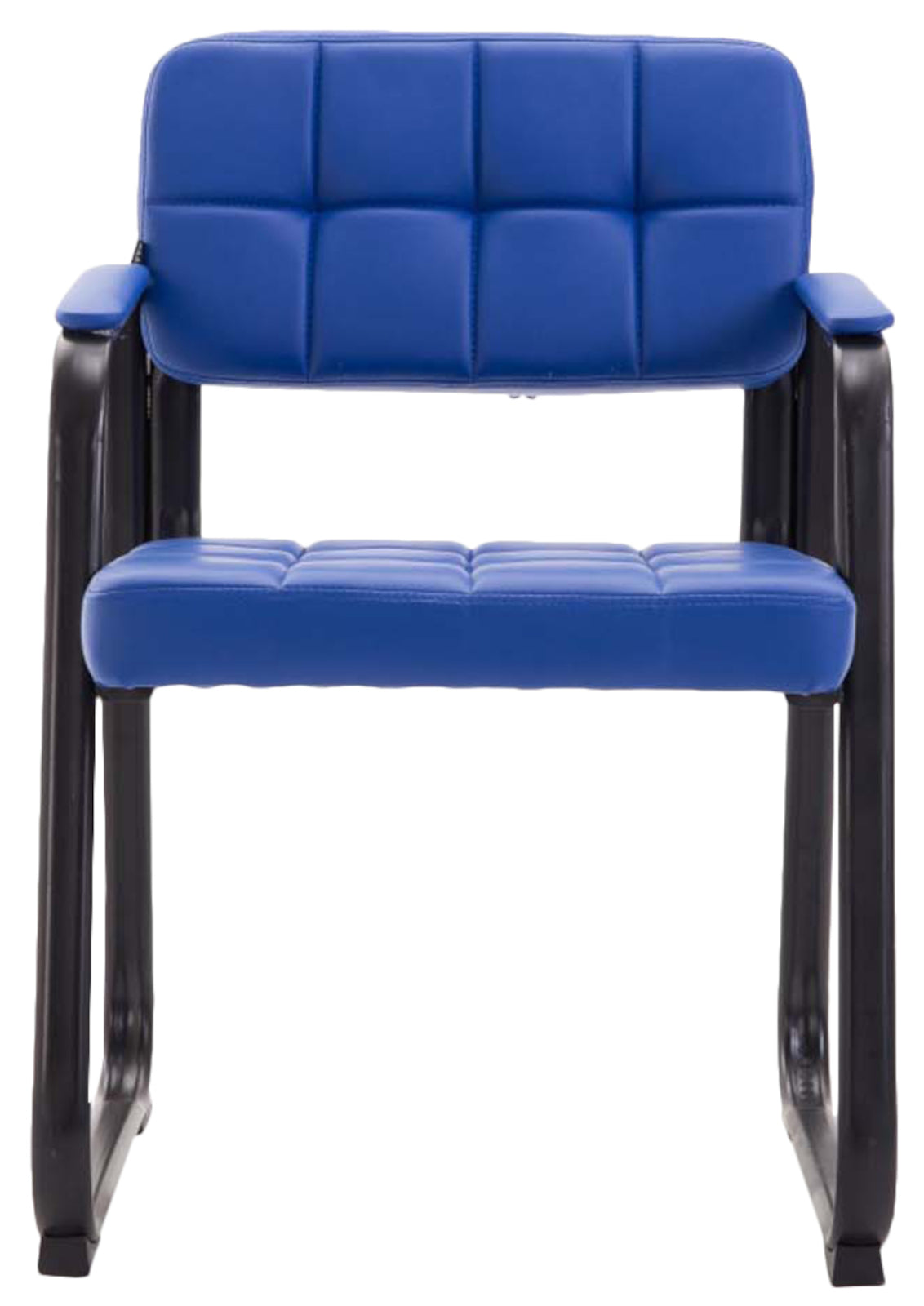 Set van 2 eetkamerstoelen Canada B Kunstleer blauw blau