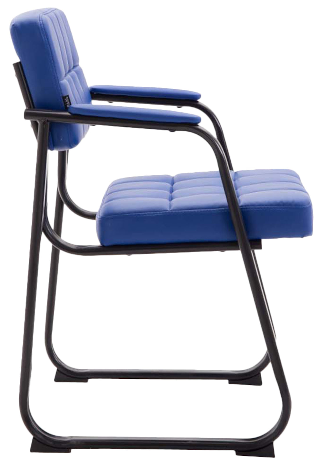 Set van 2 eetkamerstoelen Canada B Kunstleer blauw blau