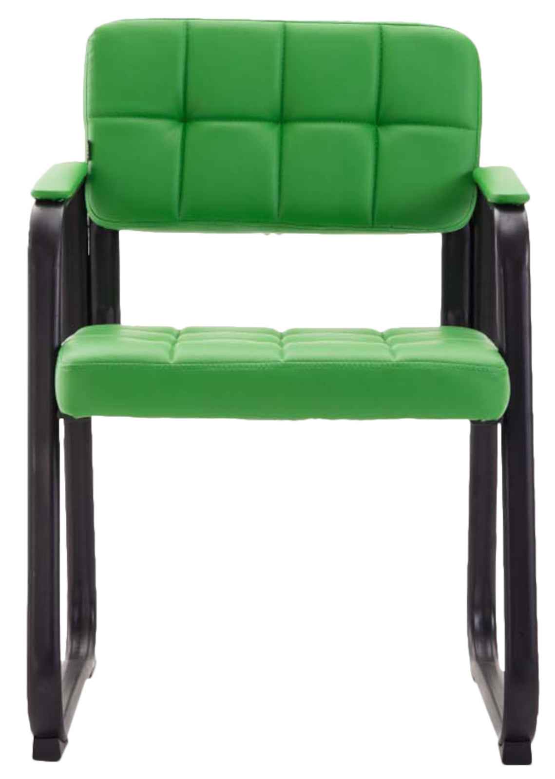 Set van 2 eetkamerstoelen Canada B Kunstleer groen grün