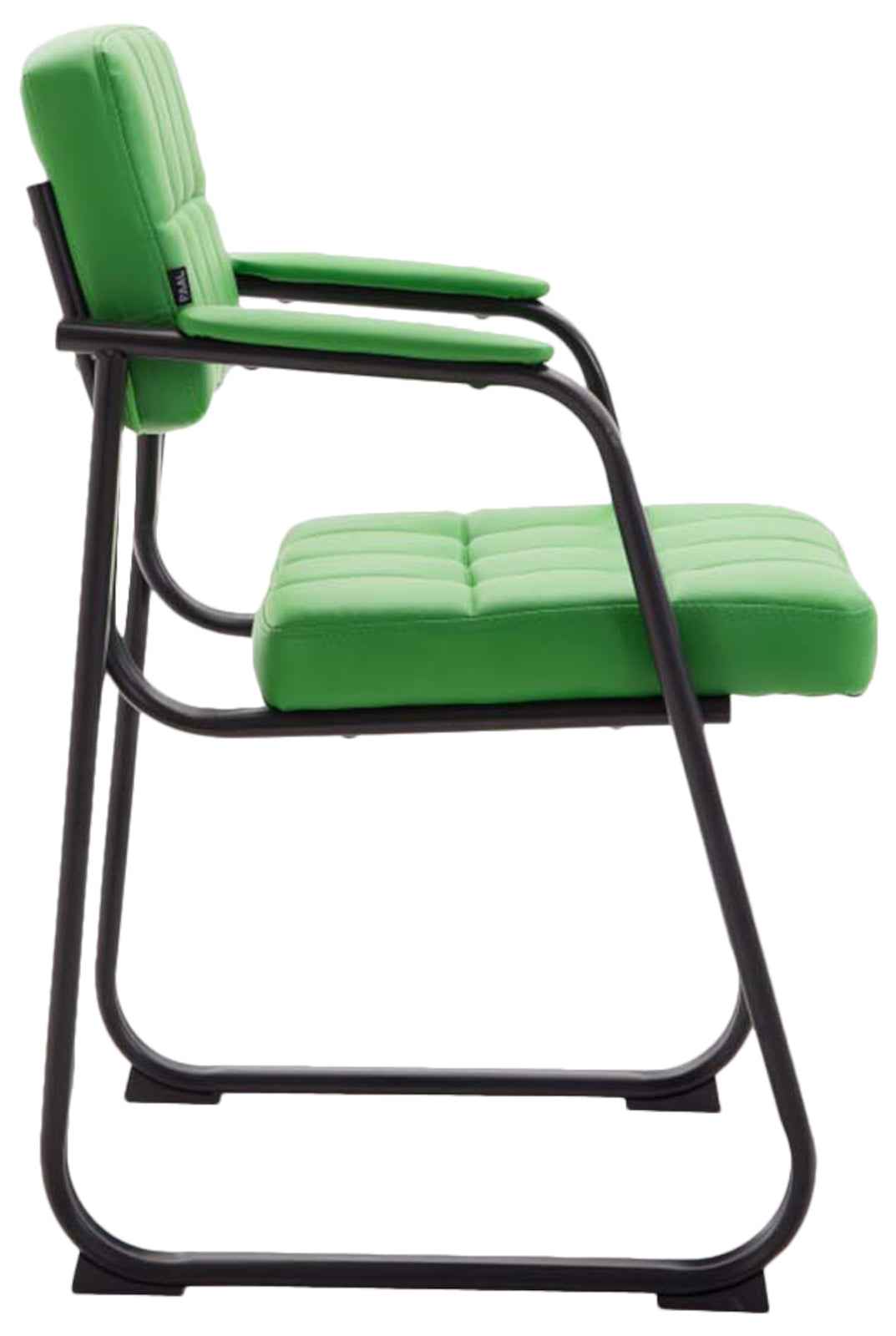 Set van 2 eetkamerstoelen Canada B Kunstleer groen grün