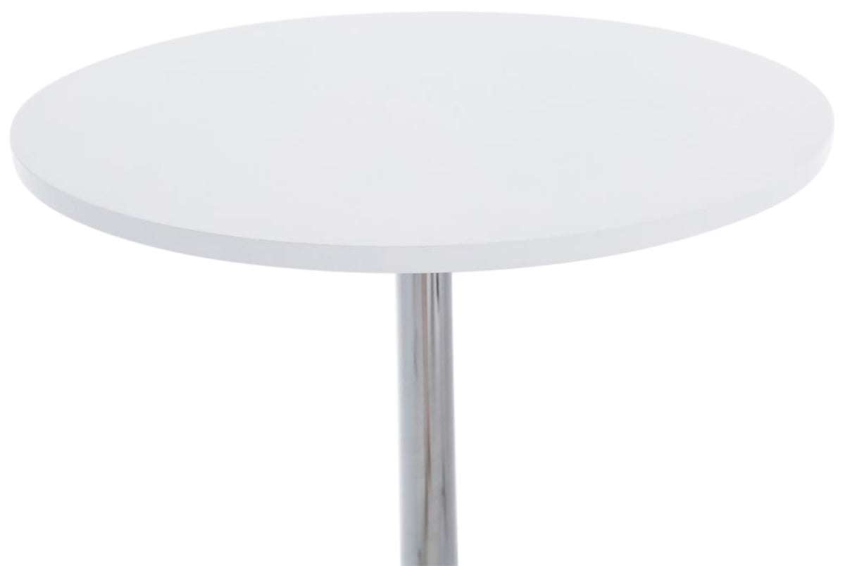 Set van 2 statafels rond Ø 60 cm mat wit weiß matt