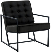 Lounger Avon Fluweel zwart schwarz