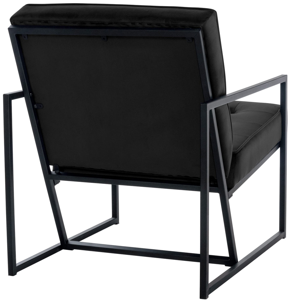 Lounger Avon Fluweel zwart schwarz
