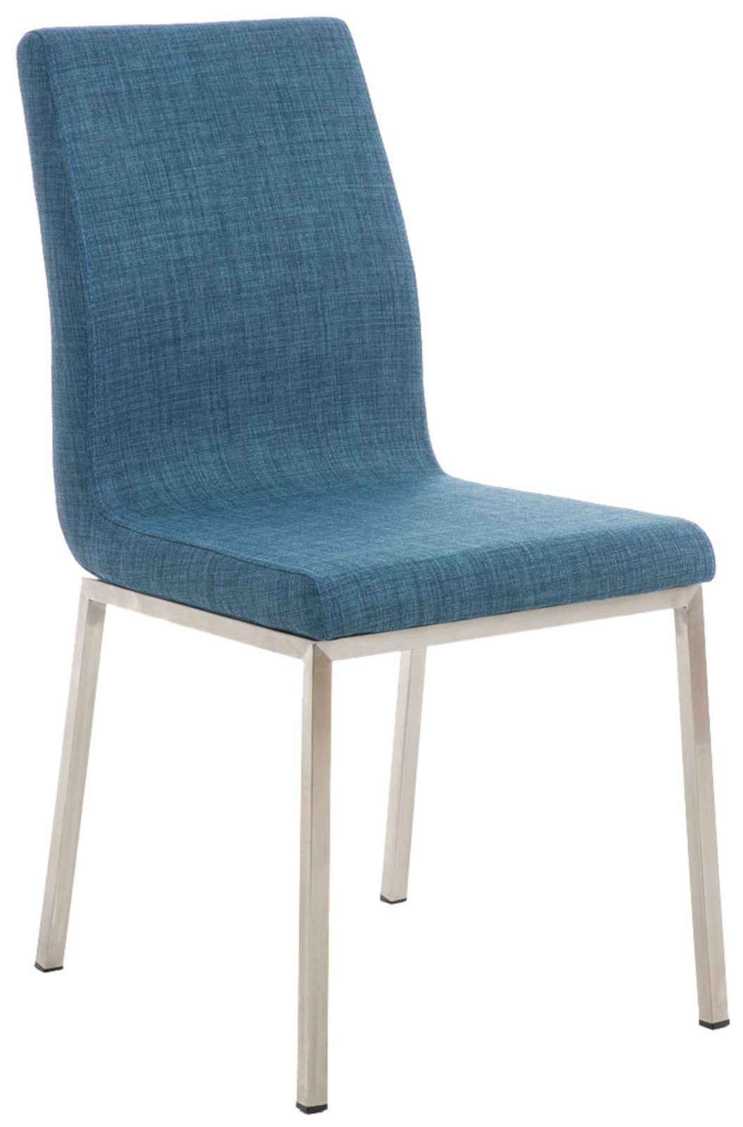 Set van 2 eetkamerstoelen Colmar stof blauw blau