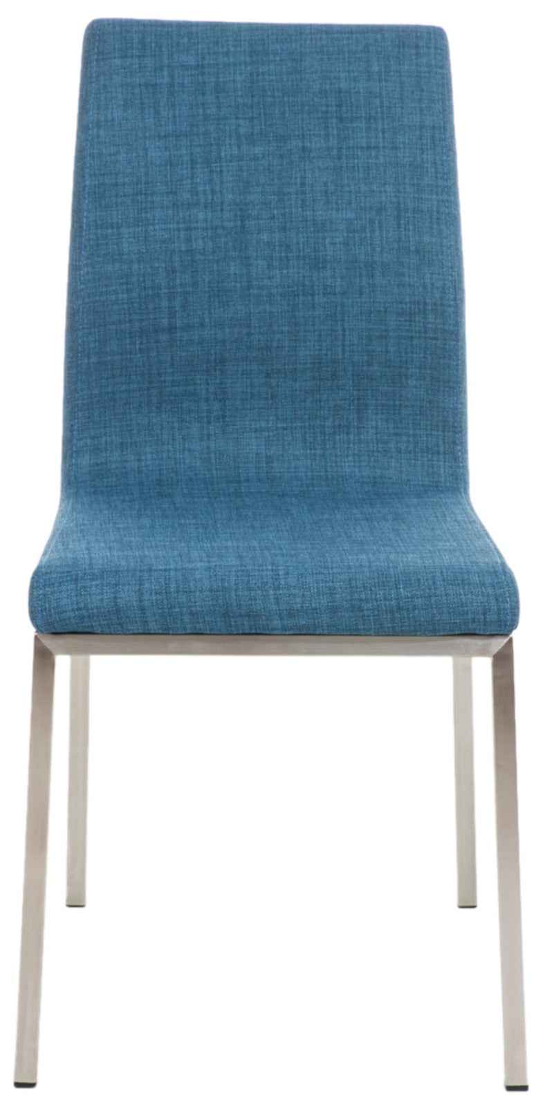 Set van 2 eetkamerstoelen Colmar stof blauw blau