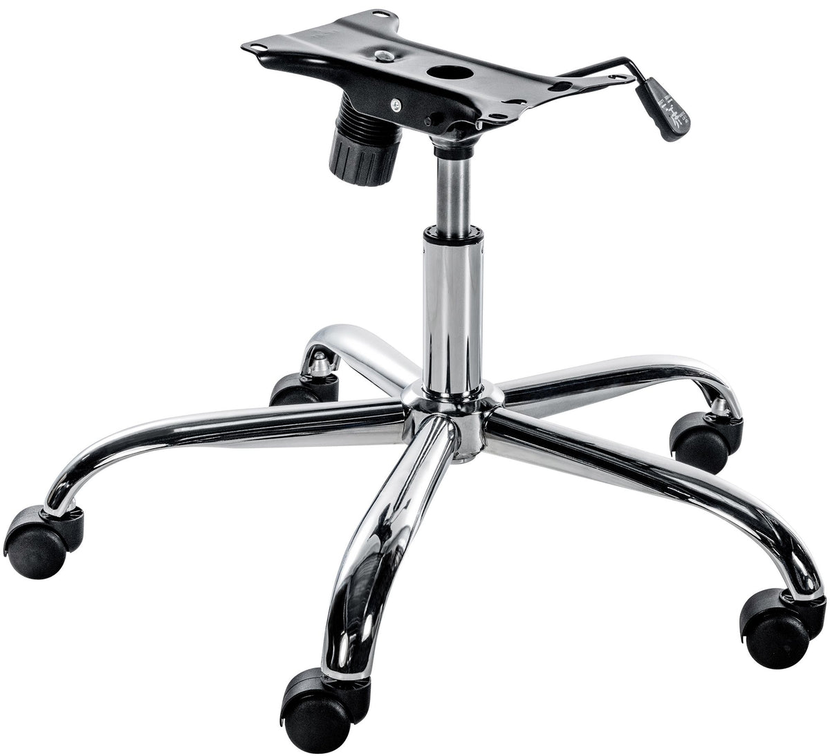 Universeel bureaustoel frame chroom chrom