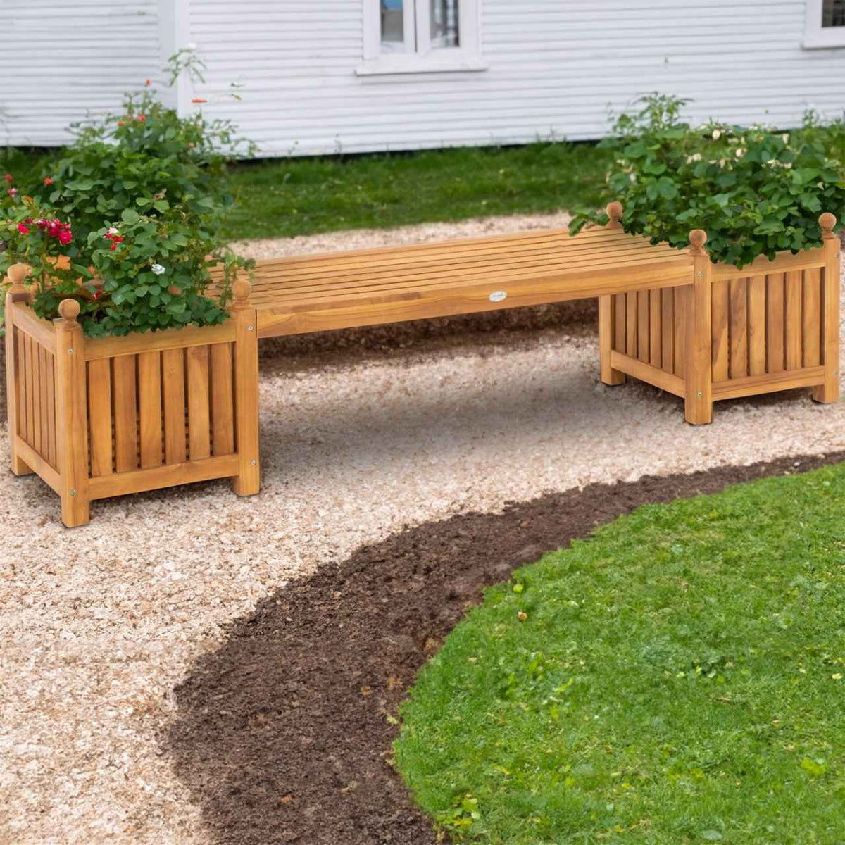Teak bank Boston teak teak