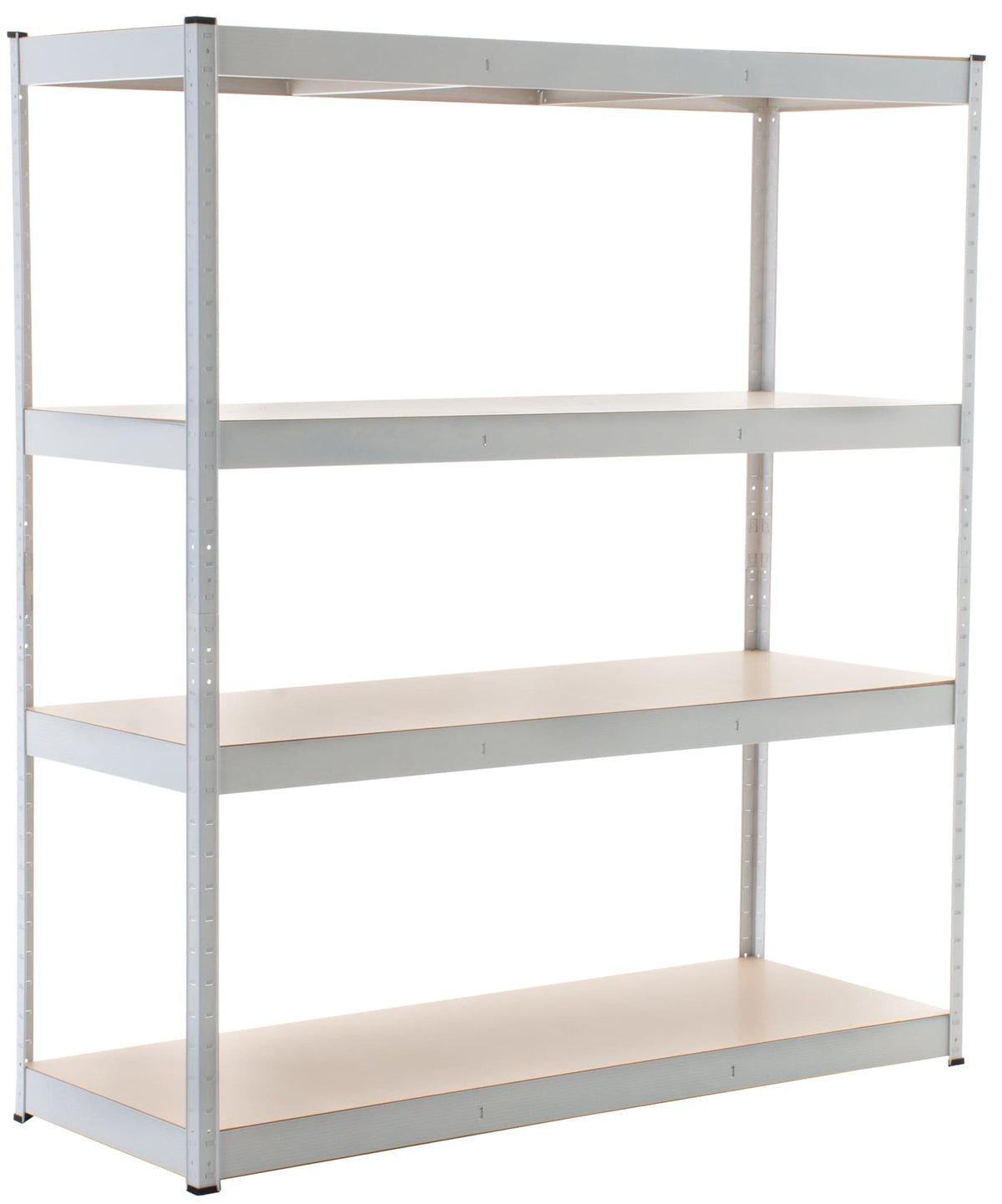 Metalen zwaarlast stelling 160x60x180 cm wit weiß