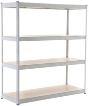 Metalen zwaarlast stelling 160x60x180 cm wit weiß