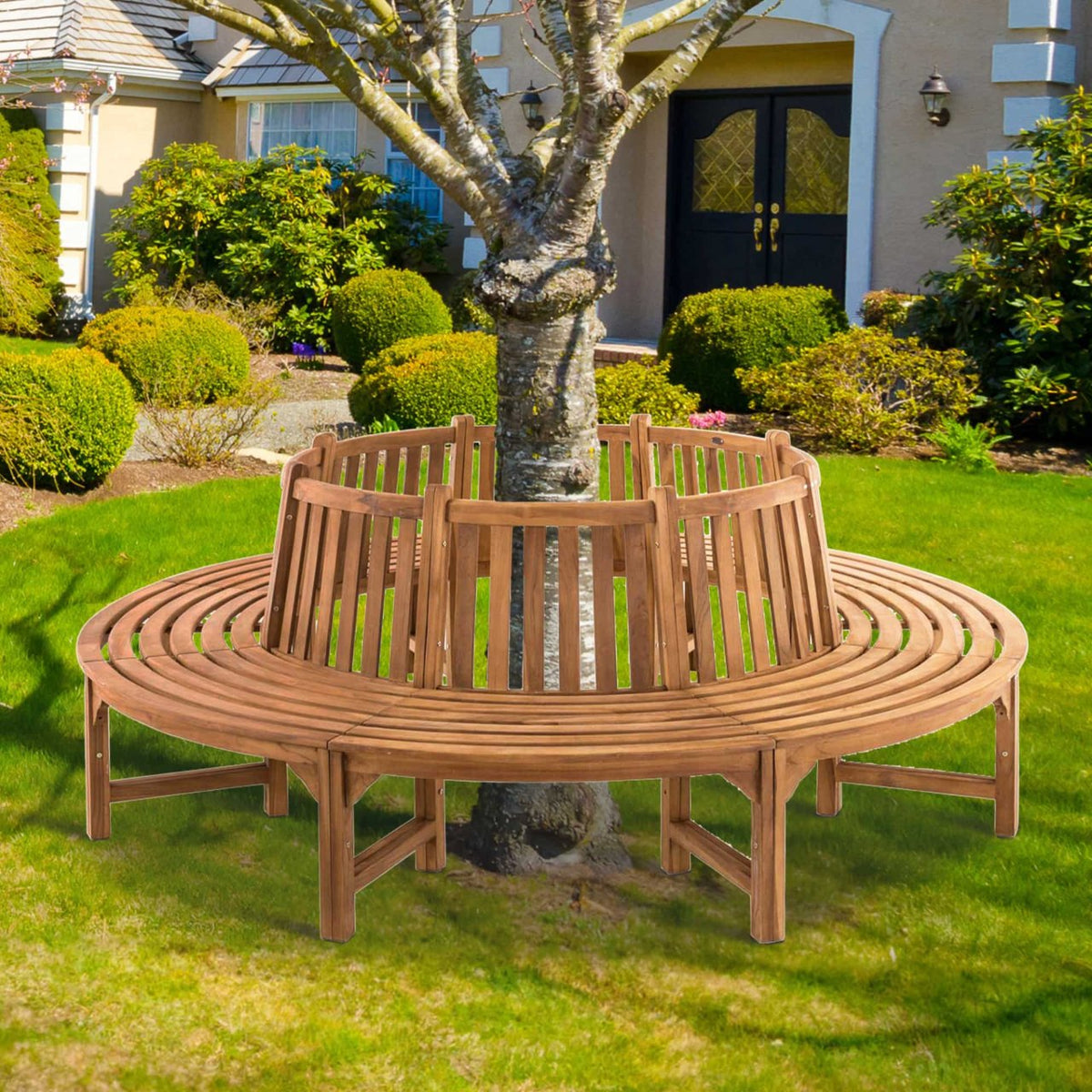 TuinbankNovum rond 250 cm,teak teak