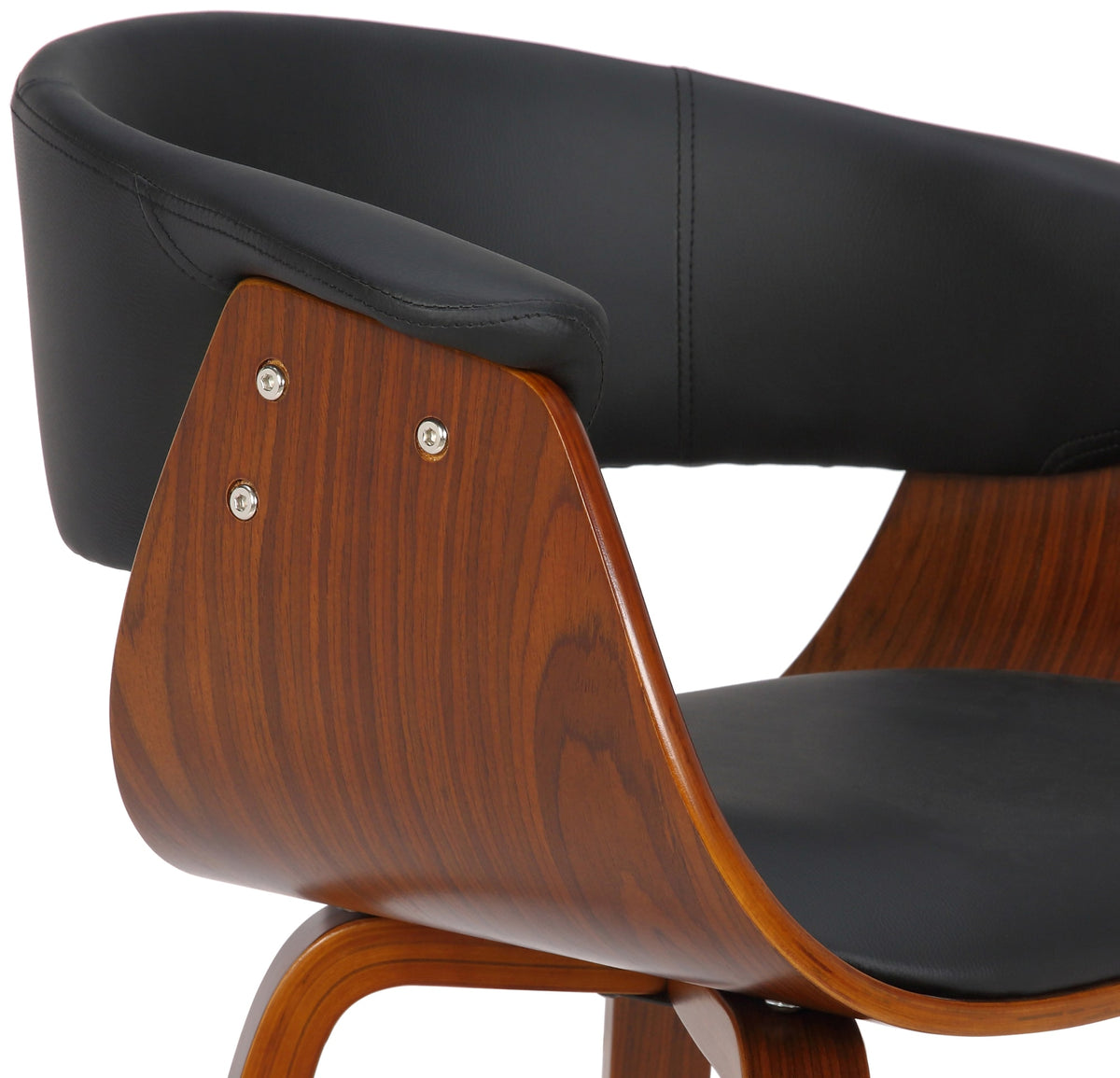 Set van 2 Bruce Eetkamerstoelen zwart schwarz