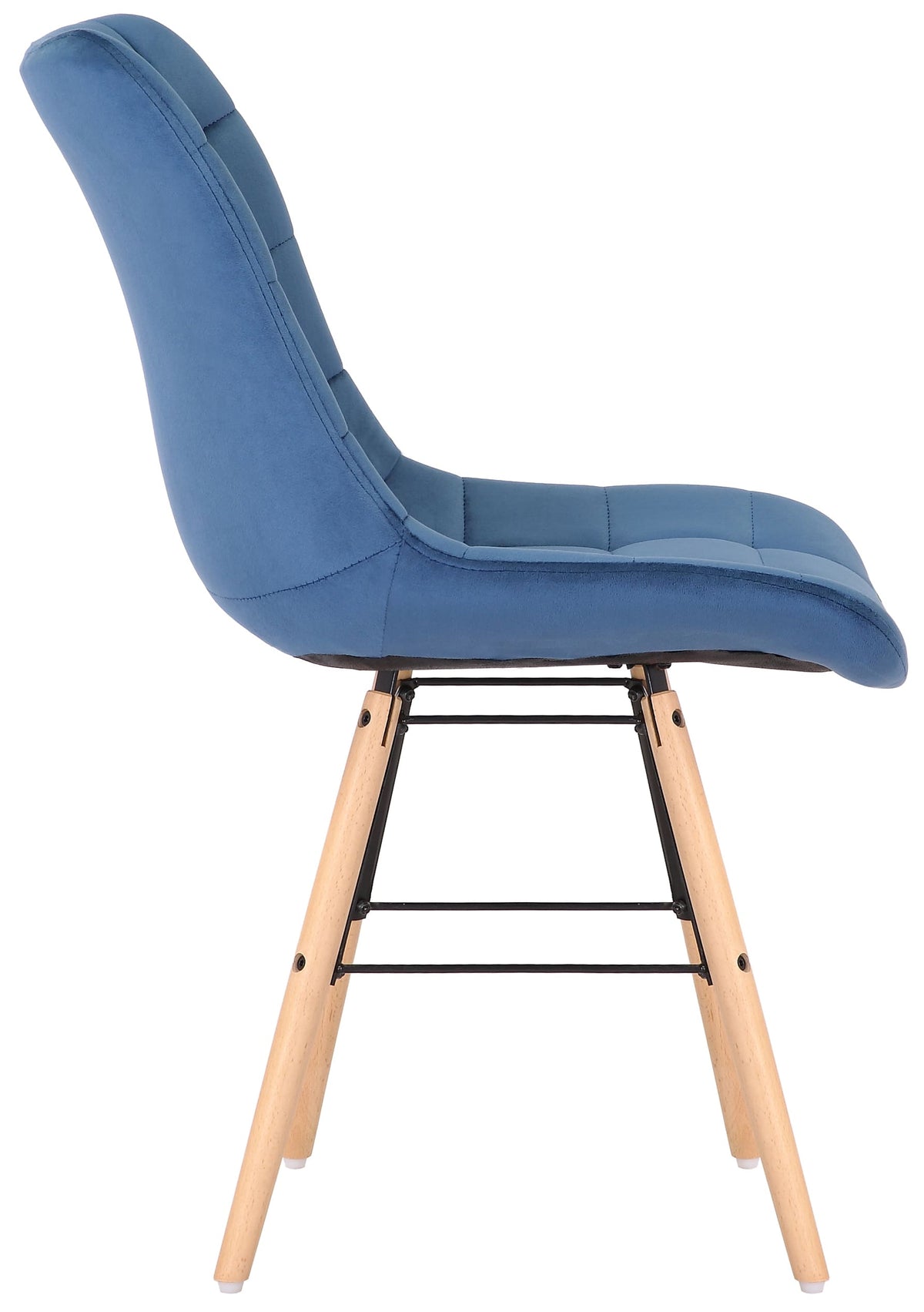 Eetkamerstoel Leni fluweel blauw blau