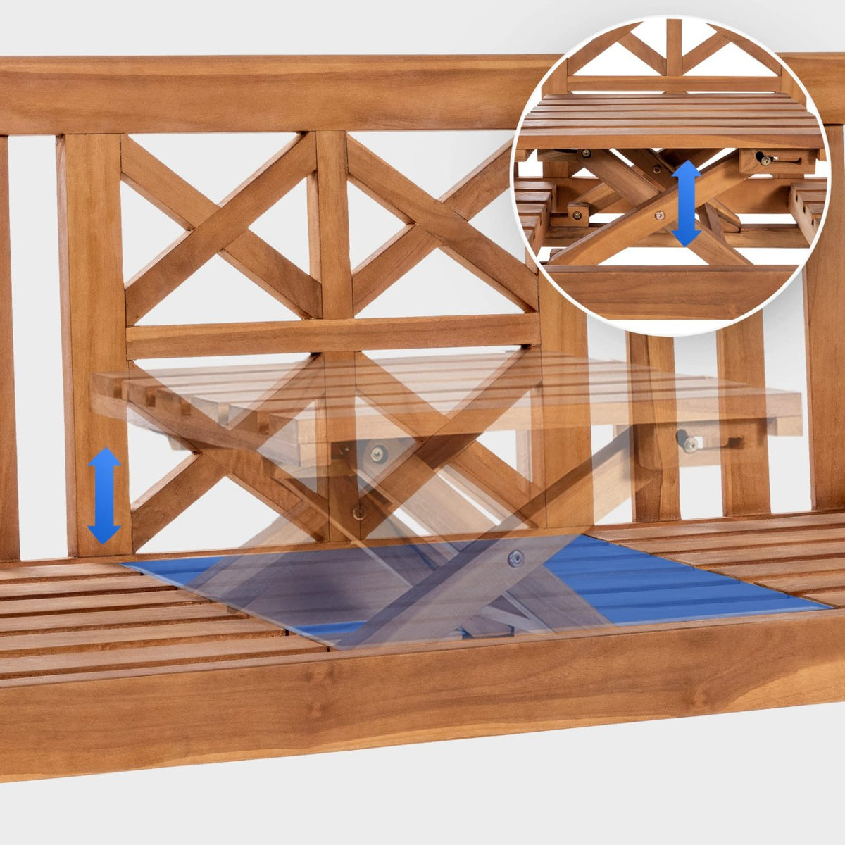 Tuinbank Luka Teak teak,150 cm teak