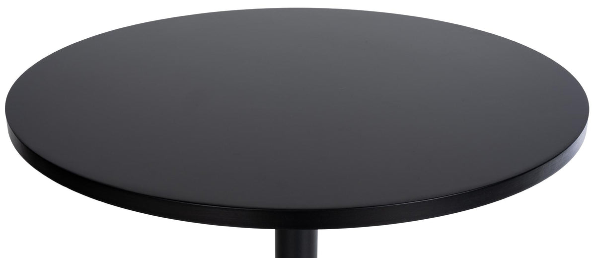 Statafel rond zwart/zwart schwarz/schwarz