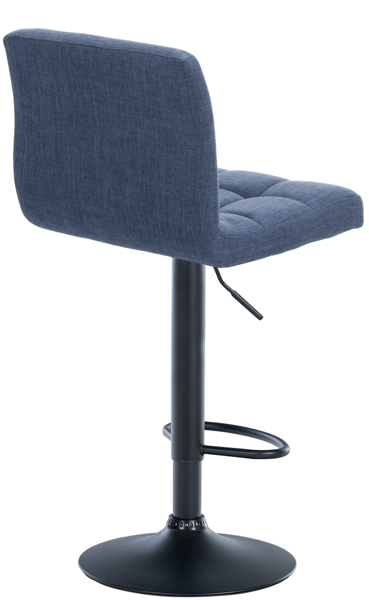 Barkruk Calma Stof blauw,zwart blau
