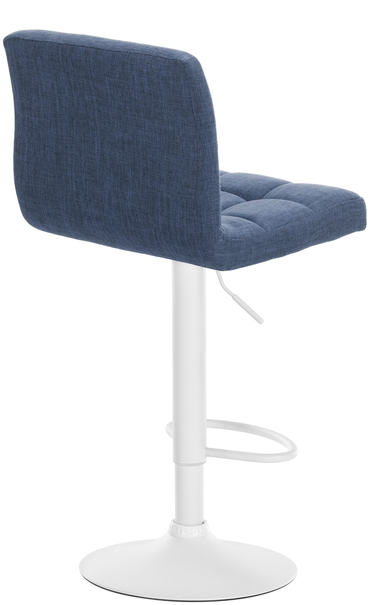 Barkruk Calma Stof blauw,wit blau