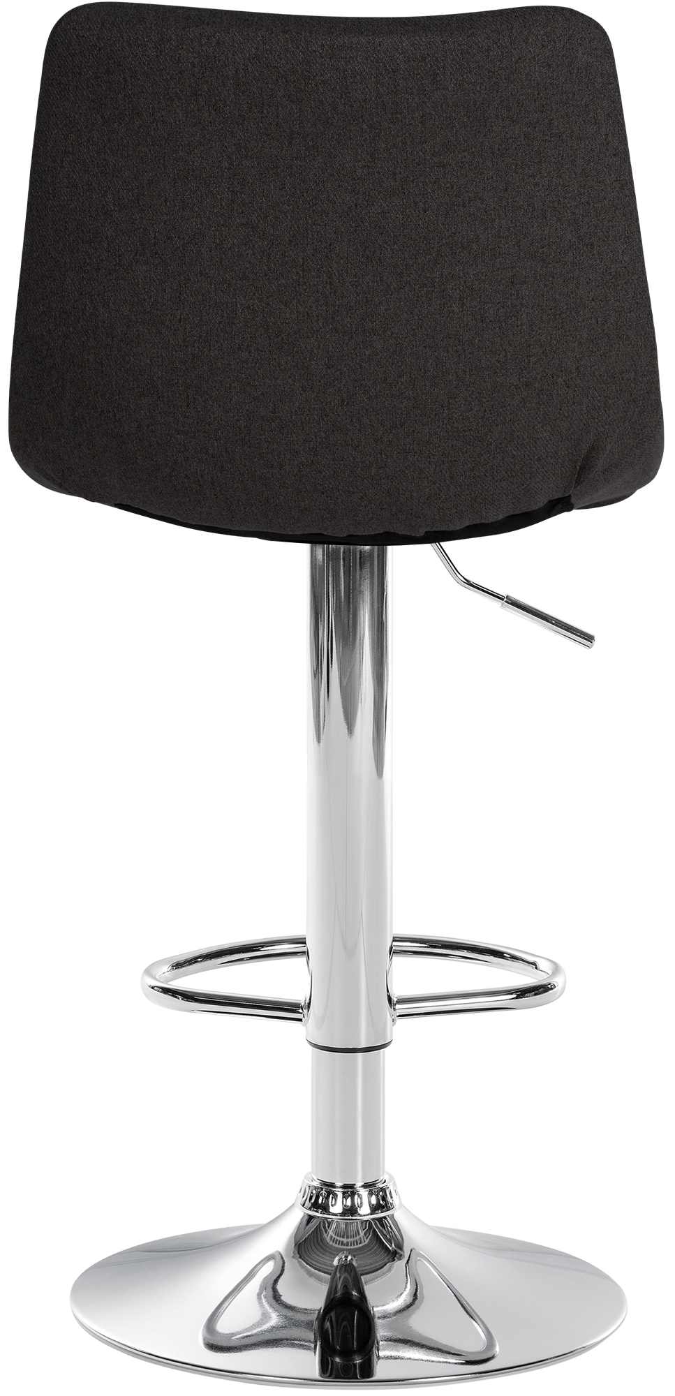 Barkruk Jerry Stof zwart,chroom schwarz