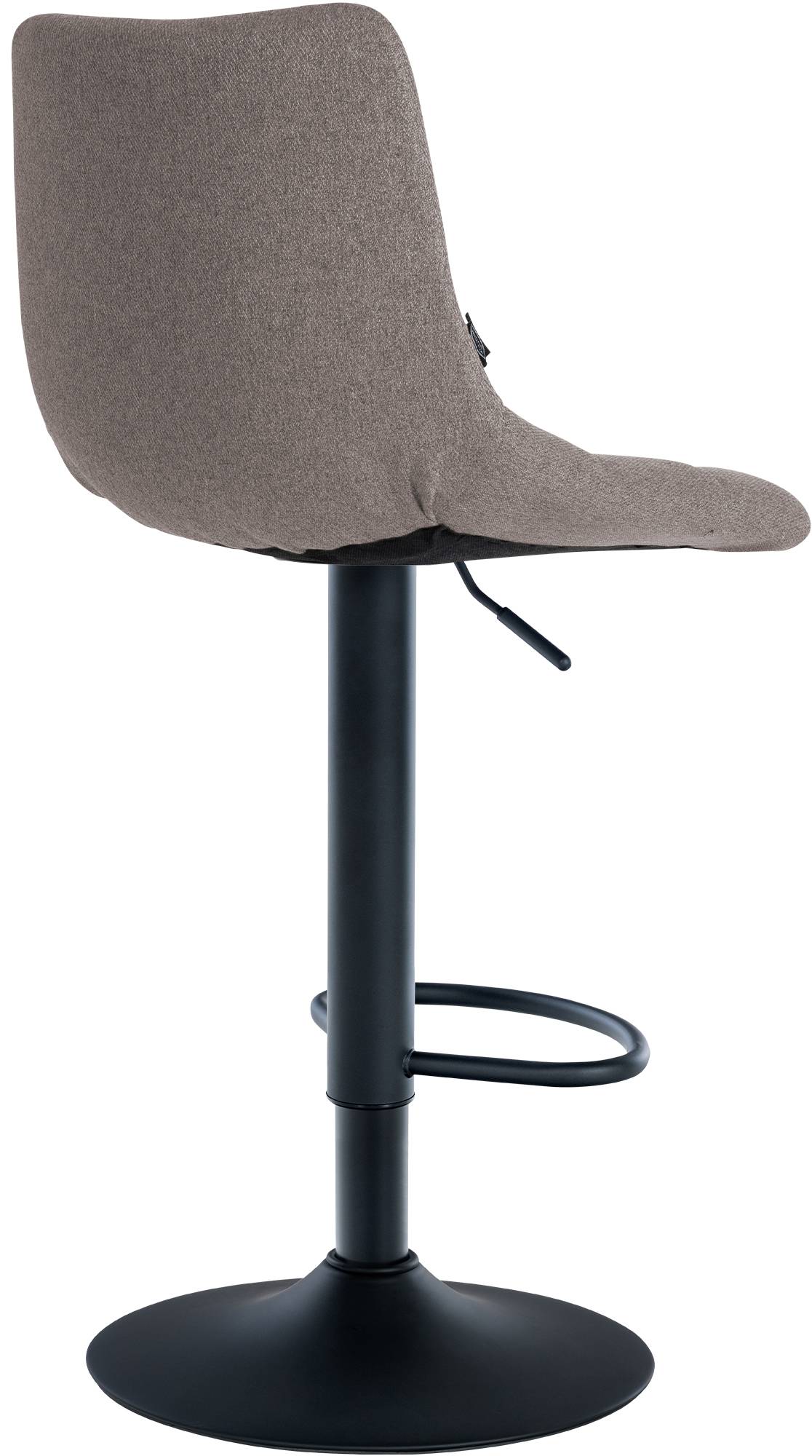 Barkruk Jerry Stof grijs,zwart grau