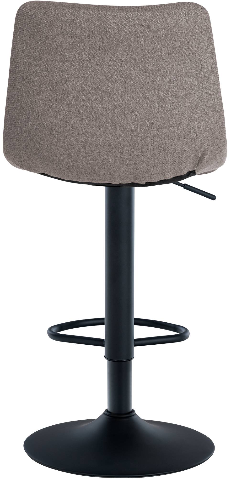Barkruk Jerry Stof grijs,zwart grau